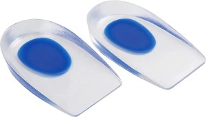 Dr Foot Silicone Gel Heel Cups With Shock Absorbing Support | For Men & Women | Size - S Heel Support