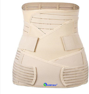 JUSTIFIT 3 in 1 Post Delivery Belt for Women (size S) set of 3 Back / Lumbar Support