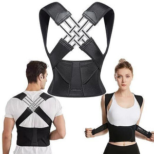 Ahs Products Body Back Posture Correcting Belt Backbone Clavicle Brace Shoulder Support Belt Posture Corrector