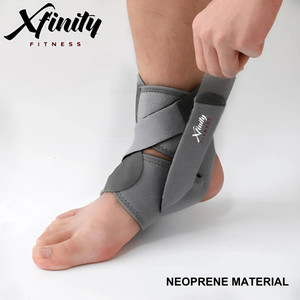 Xfinity Fitness Neoprene Ankle Support Brace Adjustable Compression for Pain & Injury Recovery Ankle Support