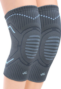 TYNOR Knee Cap Comfeel, Grey, Medium, 1 Pair Knee Support