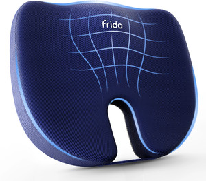 Frido Tailbone Pain Relief Pillow, Non-Slip Orthopedic Cushion for