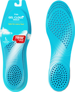 फ्राइडो Gel Cloud Ultra Comfortable Trimmable Insole, Small 5-8 UK, Pack of 1 Pair हील सपोर्ट