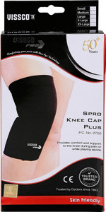 VISSCO Spro Knee Cap Plus Support for Joint Pain Relief, Sports, Football Knee Support