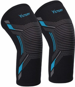VICTORY Knee Support For Exercise, Gym, Running, Yoga, Pain Relief Men & Women Knee Support