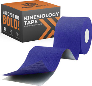 बोल्डफिट Kinesiology Tape Knee support Shoulder Muscle Tape Sports Injury Tape Pain Tape काइन्सियोलॉजी टेप