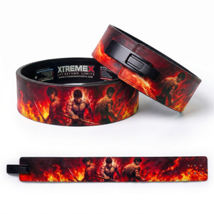 XtremeX 13mm Inferno Blade Powerlifting Lever Belt - Image 6