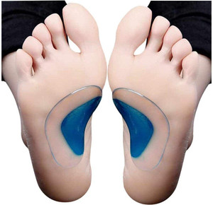 टोविनो Arch Support Insoles Fits for Flat Feet Correction Gel हील सपोर्ट