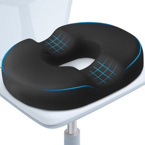 Fazista Pro Donut Cushion for Tailbone Pain Relief Back Lumbar