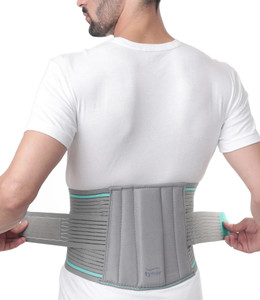 TYNOR Lumbo Sacral Belt, Grey, Medium, 1 Unit Back / Lumbar Support