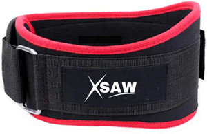 XSAW Weightlifting Gym Belt with PU-Foam Padded Comfort for Fitness Workout Back / Lumbar Support