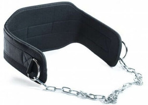 रेस Dip Belt for Weightlifting, Pull-Ups, Powerlifting, Squats|Stainless Steel Chain वेट लिफ्टिंग बेल्ट