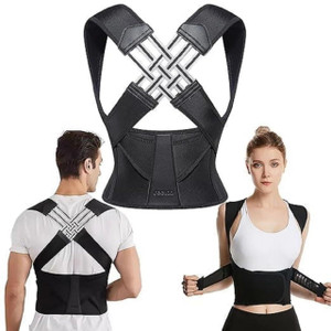 Clinic Care Adjustable Back Posture Belt, Back Straightener, Back Brace Posture Corrector