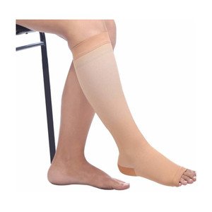 Dyna Medical Compression Stockings for Varicose Vein-Below Knee-Class 2 Knee Support