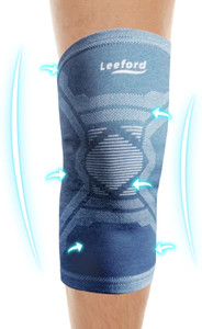 Leeford Premium Knee Cap | 4-Way Stretch, Warmth, & Stability | Prevents Injury Knee Support
