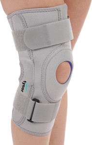 TYNOR Hinged (Neoprene), Grey, Large, 1 Unit Knee Support