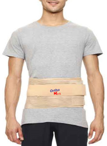 OrthoMark Lumbar Support Waist Belt LS belt for Back Pain Relief for men & women Free size Back / Lumbar Support