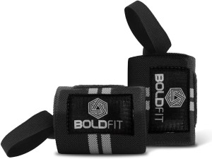 BOLDFIT Wrist Band Belt Wrap Brace Strap for Men & Women Pain Gym Grip Supporter