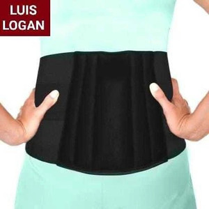 LUIS LOGAN Lumbar Support Waist belt for Back Pain Relief-Compression Belt (Black,XL) Back / Lumbar Support
