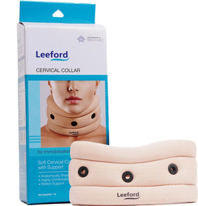 Leeford Cervical Collar for Neck Pain Relief & Stability | Ideal Support for Men & Women Neck Support