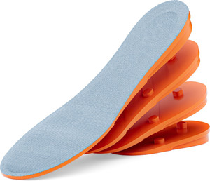FOVERA Height Increasing Gel Insoles for Men & Women - With 4 Level of Height Elevation हील सपोर्ट