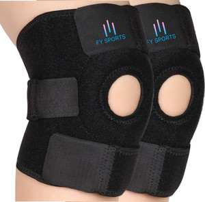 FY Sports Adjustable Knee Cap Support for Gym, Running Joint Knee Pain Relief Men & Women Knee Support