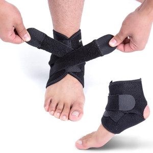 Leosportz Adjustable Ankle Support Brace, Breathable Neoprene Sleeve, Adjustable Wrap! Ankle Support