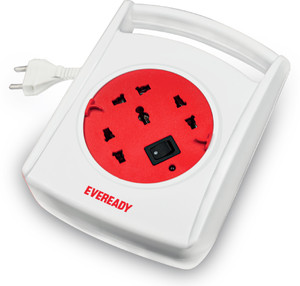 EVEREADY Everprotect Reel X8 | Fire Retardant Body | Surge Protection | 2 Year Warranty | 3  Socket Extension Boards