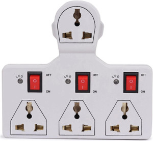 DIGWAY 4 UNIVERSAL SOCKET 3 SWITCH MULTI PLUG EXTENSION BOARD 4 Socket Extension Boards