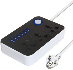 Niralasa Spike Guard 3 Socket Extension with 6 USB Ports - Image 6