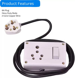 Cordnet Heavy Duty Extension Board 1  Socket Extension Boards