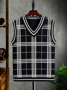 WOMENPRIDE Self Design Round Neck Casual Men Multicolor Sweater