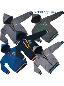 LAKSIMA Printed Hooded Neck Formal Boys & Girls Multicolor Sweater