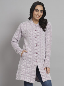 eWools Wool Blend Embellished Coat