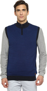 TURTLE Printed Turtle Neck Casual Men Multicolor Sweater