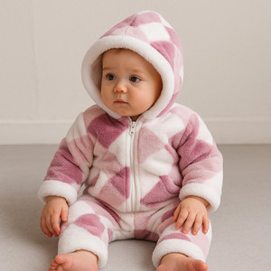 Lws Colorblock Hooded Neck Casual Baby Boys & Baby Girls Pink Sweater