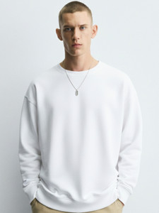 हाईलैंडर पुरुषों के लिए फुल स्लीव सॉलिड स्वेट-शर्ट