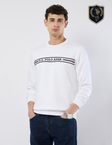 U.S. POLO ASSN. Full Sleeve Printed Men Sweatshirt