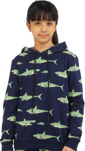 Sportcult Full Sleeve Printed Girls Sweatshirt