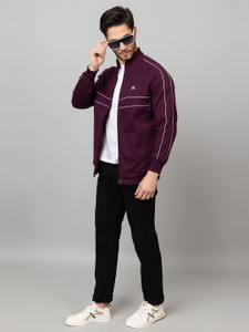 YHA Full Sleeve Solid Men Sweatshirt