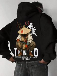 Benny Brooks Men Full Sleeve Graphic Print Hooded Sweatshirt - Image 1