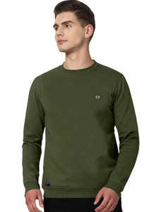 Triptee Full Sleeve Solid Men Sweatshirt