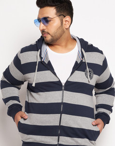 Austivo Full Sleeve Color Block Men Sweatshirt