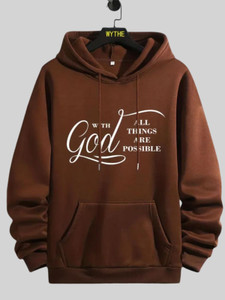 TAZO Full Sleeve Solid Men Sweatshirt