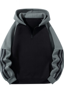 JERKYN Full Sleeve Color Block Men Sweatshirt