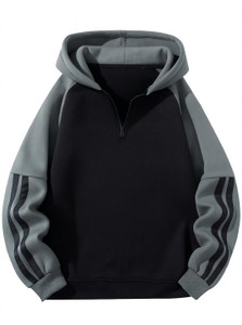 JERKYN Full Sleeve Color Block Men Sweatshirt