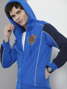 The Indian Garage Co. Full Sleeve Embroidered Men Sweatshirt