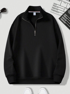 FashionAndYOUTH Full Sleeve Solid Men Sweatshirt - Image 6