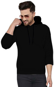 TB Blue Full Sleeve Solid Men Sweatshirt