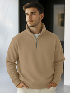 FashionAndYOUTH Full Sleeve Solid Men Sweatshirt